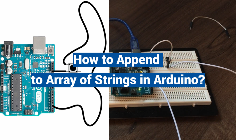 How to Append to Array of Strings in Arduino?