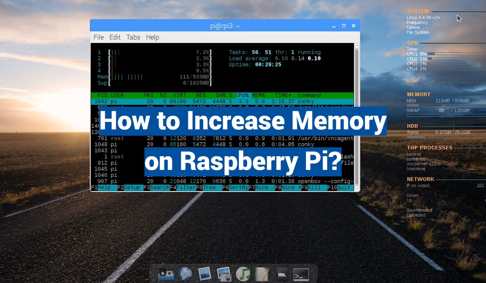 How to Increase Memory on Raspberry Pi?