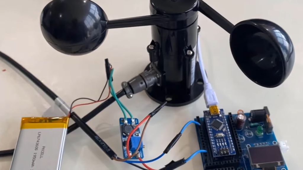 Building the Anemometer with Arduino