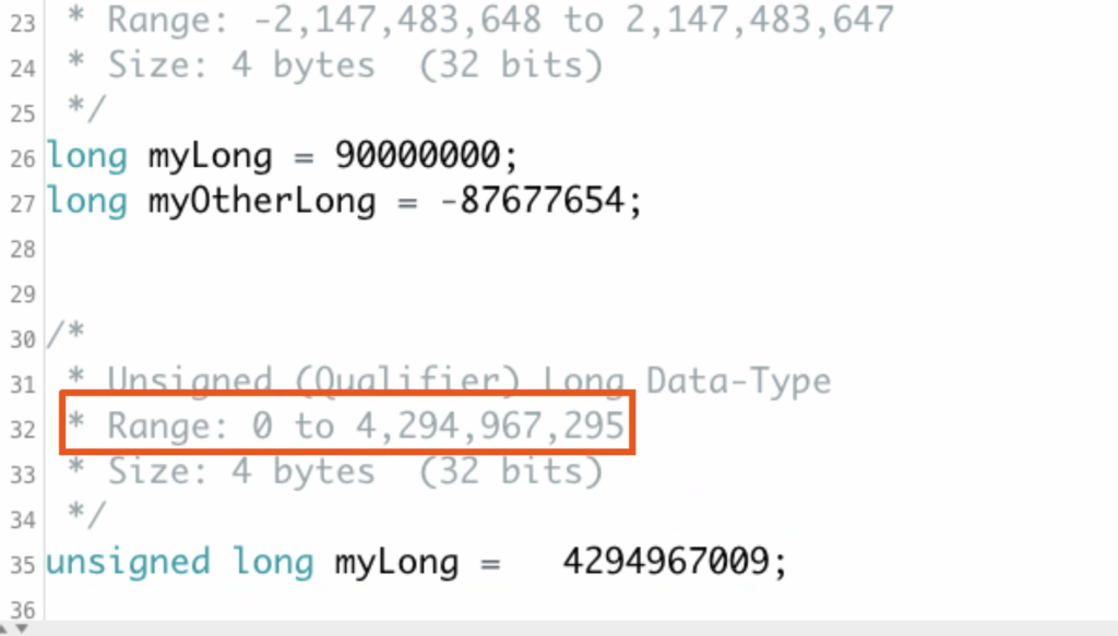 Arduino Data Types: Round Numbers