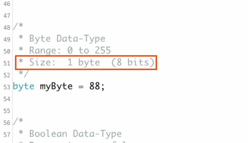 Examples Of Using Different Arduino Data Types: