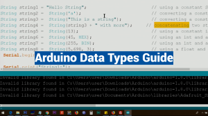 Arduino Data Types Guide - Technetron Electronics