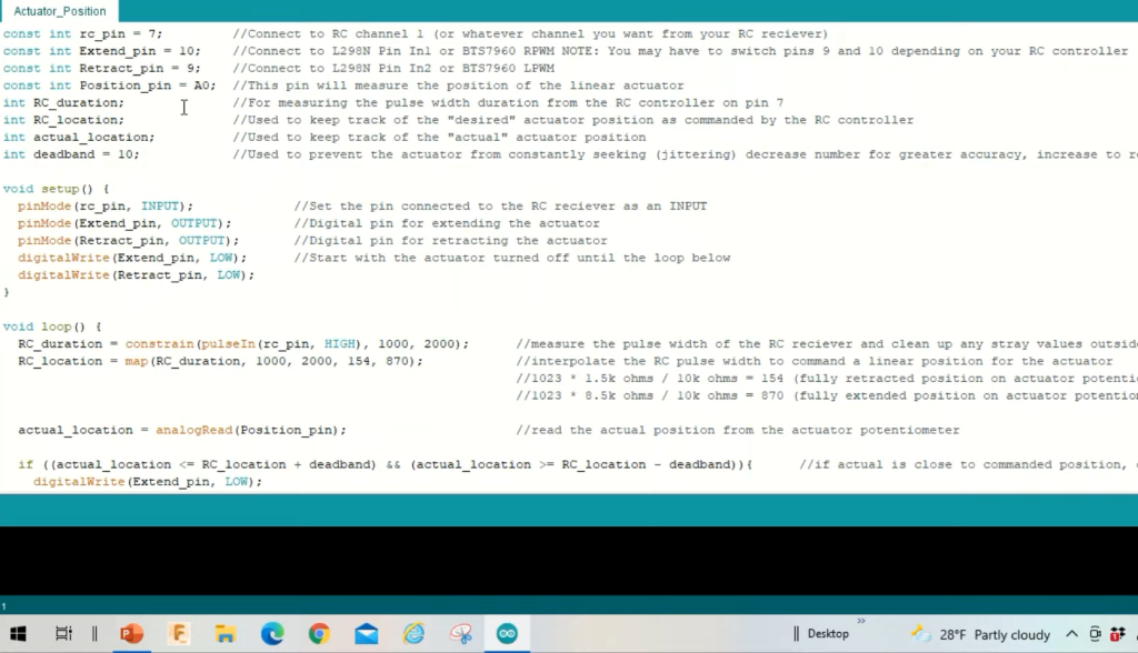 Peculiarities Of Controlling a Linear Actuator With Arduino: