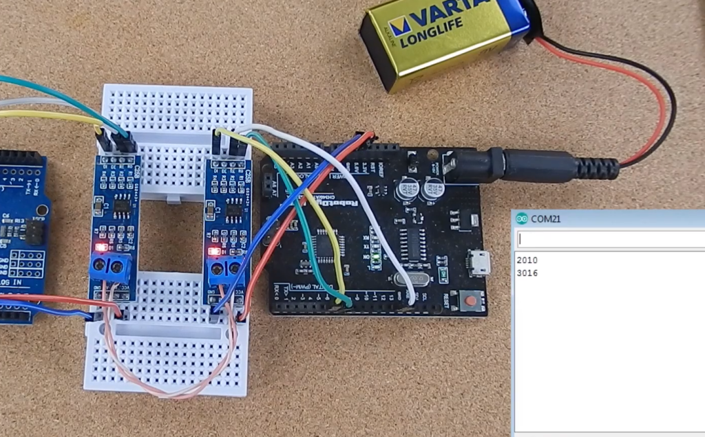 RS485 Serial Communication Between Two Arduino Boards: