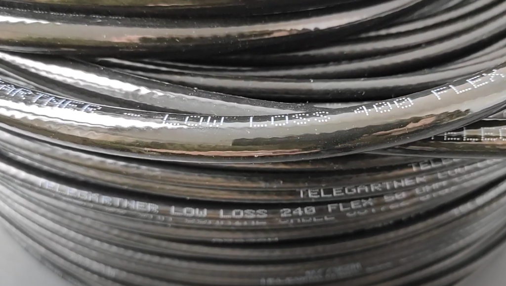 What are coaxial cables and where are they used?