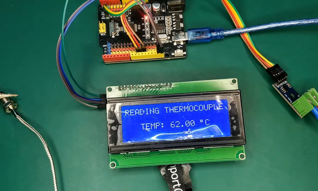 Interfacing MAX6675 Thermocouple Module with Arduino