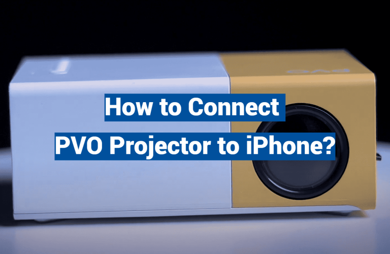 How to Connect PVO Projector to iPhone?