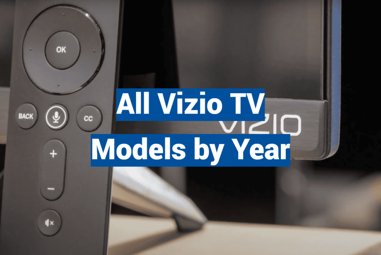 All Vizio TV Models by Year