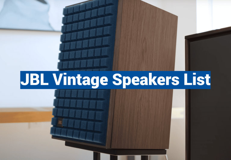 JBL Vintage Speakers List