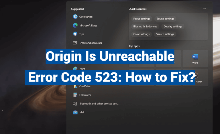 Origin Is Unreachable Error Code 523: How to Fix?