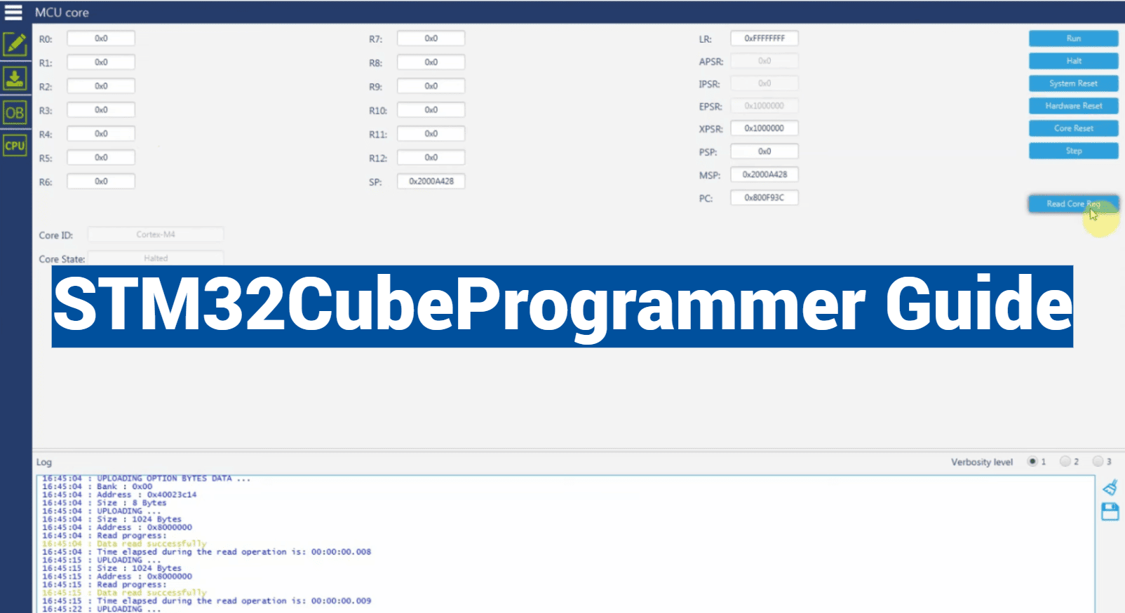 STM32CubeProgrammer Guide