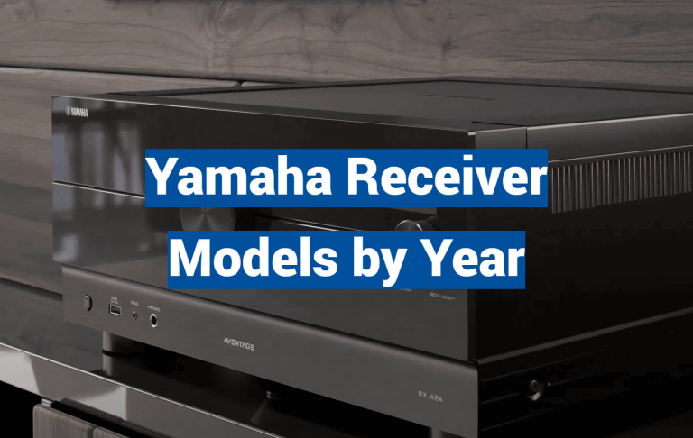 Yamaha Receiver Models by Year