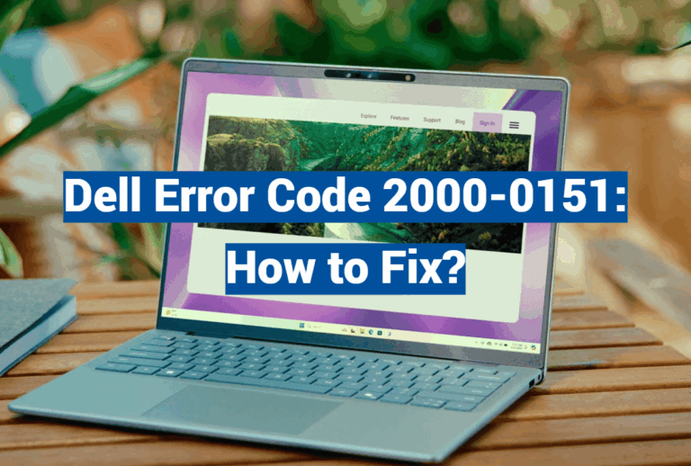 Dell Error Code 2000-0151: How to Fix?
