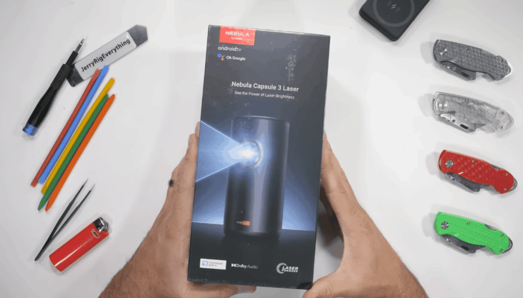 What is an industrial laser projector?