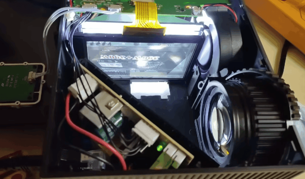 What is a black color projection?