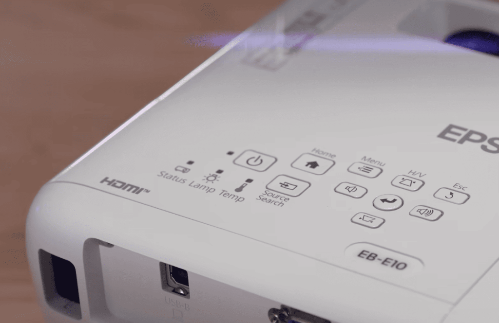 What is the Epson projector used for?