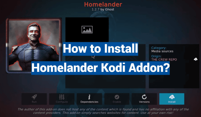 How to Install Homelander Kodi Addon?
