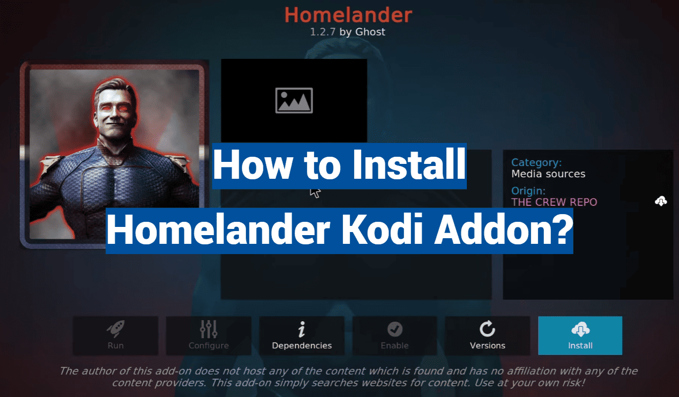 How to Install Homelander Kodi Addon?