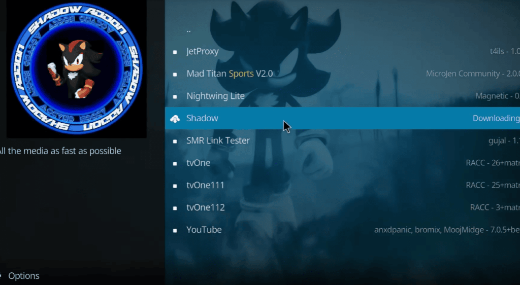 How to Use the Shadow Addon on Kodi: