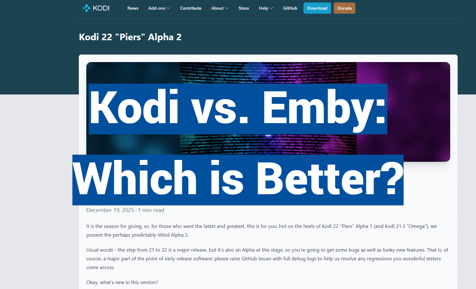 Kodi vs. Emby: Which is Better?
