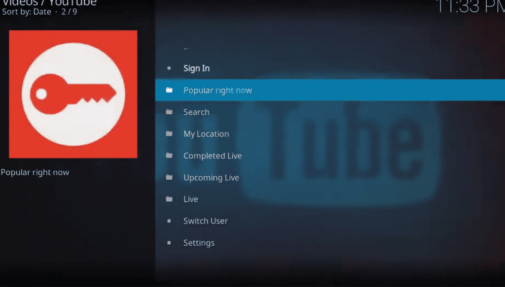 Common Issues with YouTube on Kodi: